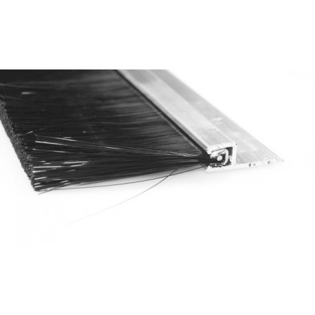 Uszczelka szczotkowa aluminiowa 2,5 m x 24 mm, 01-095