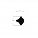 Uszczelka do szyby 6 mm EPDM 046023