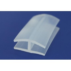 Uszczelka silikonowa transparentna typ H, 6 mm, 023142