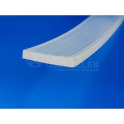 Taśma silikonowa 8x40 mm, transparent, twardość 40 Sha, 0231146