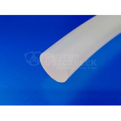 Sznur silikonowy transparentny fi 15 mm lity, 023015