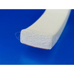 Sznur silikonowy FDA porowaty biały z klejem 5x20mm, 084520