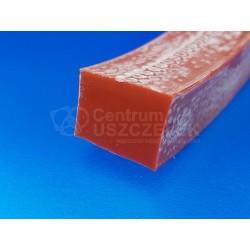 Taśma silikonowa 10x20 mm termiczna czerwona, 023349