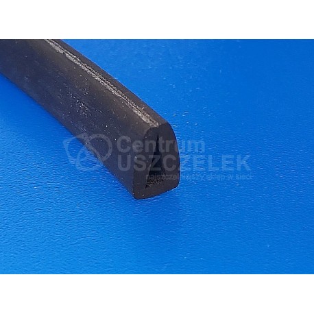 Uszczelka krawędziowa czarne EPDM 6 mm, 023003