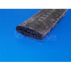 Uszczelka silikon czarny 1 mm, 023625