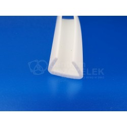 Uszczelka krawędziowa 12 mm PVC biała, 12-129