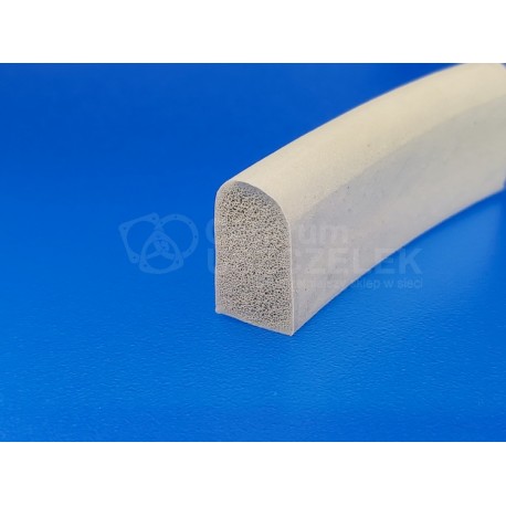 Kopułka mikroguma 10x20 mm, szara EPDM, 046801