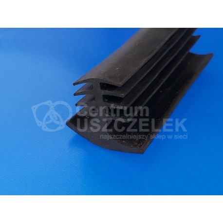 Profil gumowy T czarne EPDM, wciskany 68-8011