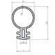Uszczelka silikonowa czarna fi 12 mm, 0995454