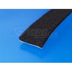 Uszczelka filcowa czarna klej 2,5x30 mm rolka 10 mb, 016033-25