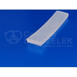 Taśma lity silikon FDA 3x10mm transparent 60 Sha, 06251030