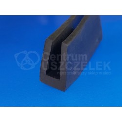 Gumowa osłona EPDM na krawędź 8 mm, czarna 012904