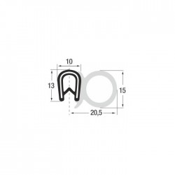 Uszczelka samochodowa 1-4 mm EPDM 0468011