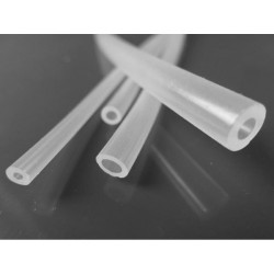Wąż silikonowy fi 5 x 10 mm, transparent, 023302