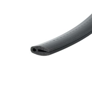 Osłona krawędzi 2 mm silikon czarny, 023080