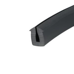 Gumowa osłona PVC na krawędź 5 mm, czarna 026224