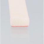 Sznur silikonowy porowaty biały z klejem 10x20mm, 029061