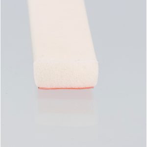 Sznur silikonowy porowaty biały z klejem 10x20mm, 029061