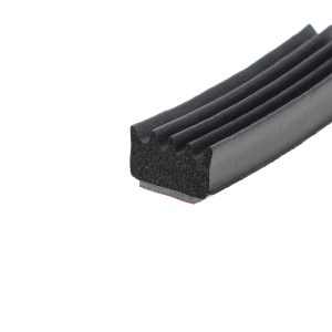Uszczelka samoprzylepna na taśmie 3M  9 x 16mm czarna 07939