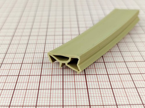 Uszczelka okna drewnianego, przylgowa TPE, beżowa 09-012 - obrazek 2