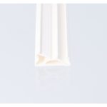 Uszczelka okna drewnianego, przylgowa TPE, biała 09-013