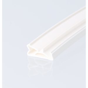 Uszczelka okna drewnianego, przylgowa TPE, biała 070-001