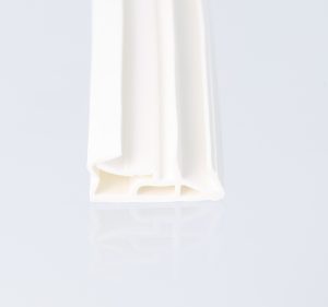 Uszczelka do drzwi zewnętrznych drewnianych, biała 09-156