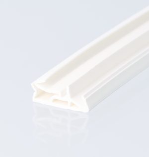 Uszczelka do drzwi zewnętrznych drewnianych, biała 09-156