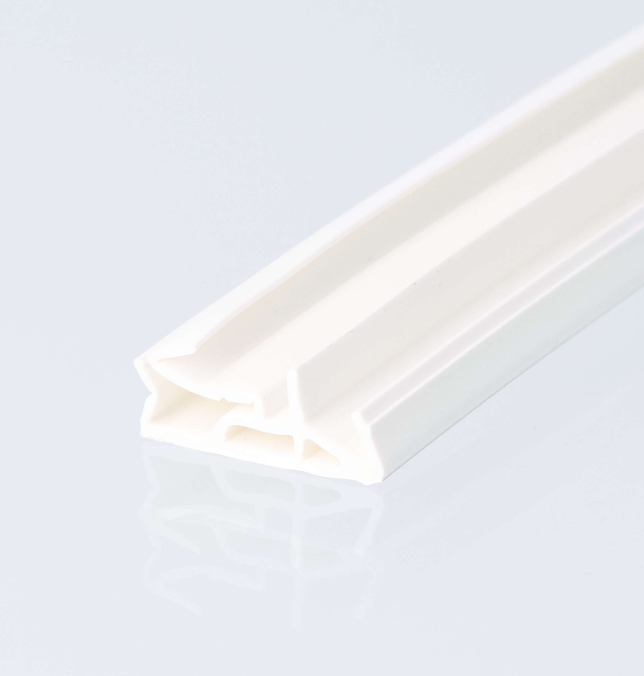 Uszczelka do drzwi zewnętrznych drewnianych, biała 09-156 - obrazek 2