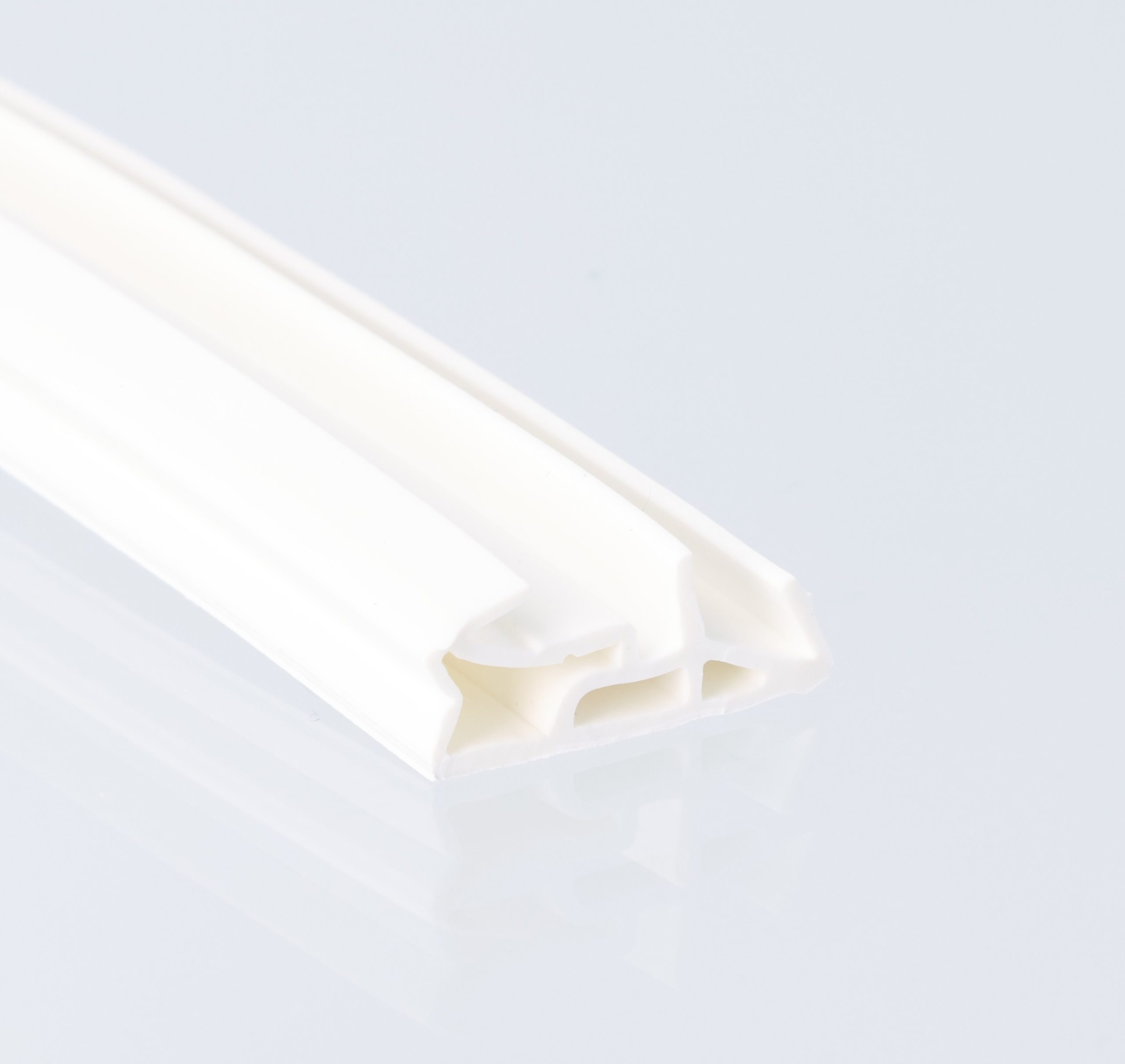 Uszczelka do drzwi zewnętrznych drewnianych, biała 09-156 - obrazek 3