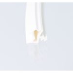 Uszczelka drzwi drewnianych wewnętrznych z przylgą, biała 09-666-05