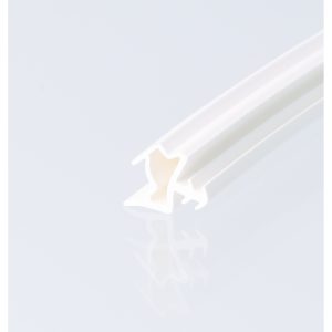 Uszczelka do drzwi drewnianych wewnętrznych z przylgą, biała 070-1508