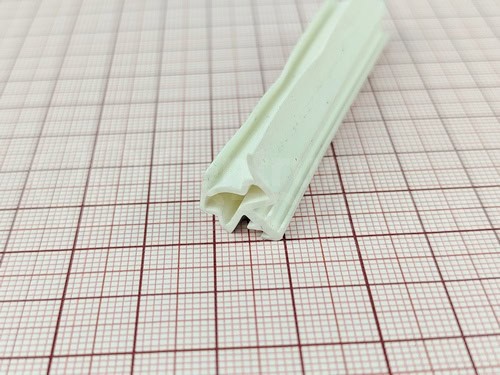 Uszczelka do drzwi drewnianych wewnętrznych z przylgą, biała 070-1508 - obrazek 5