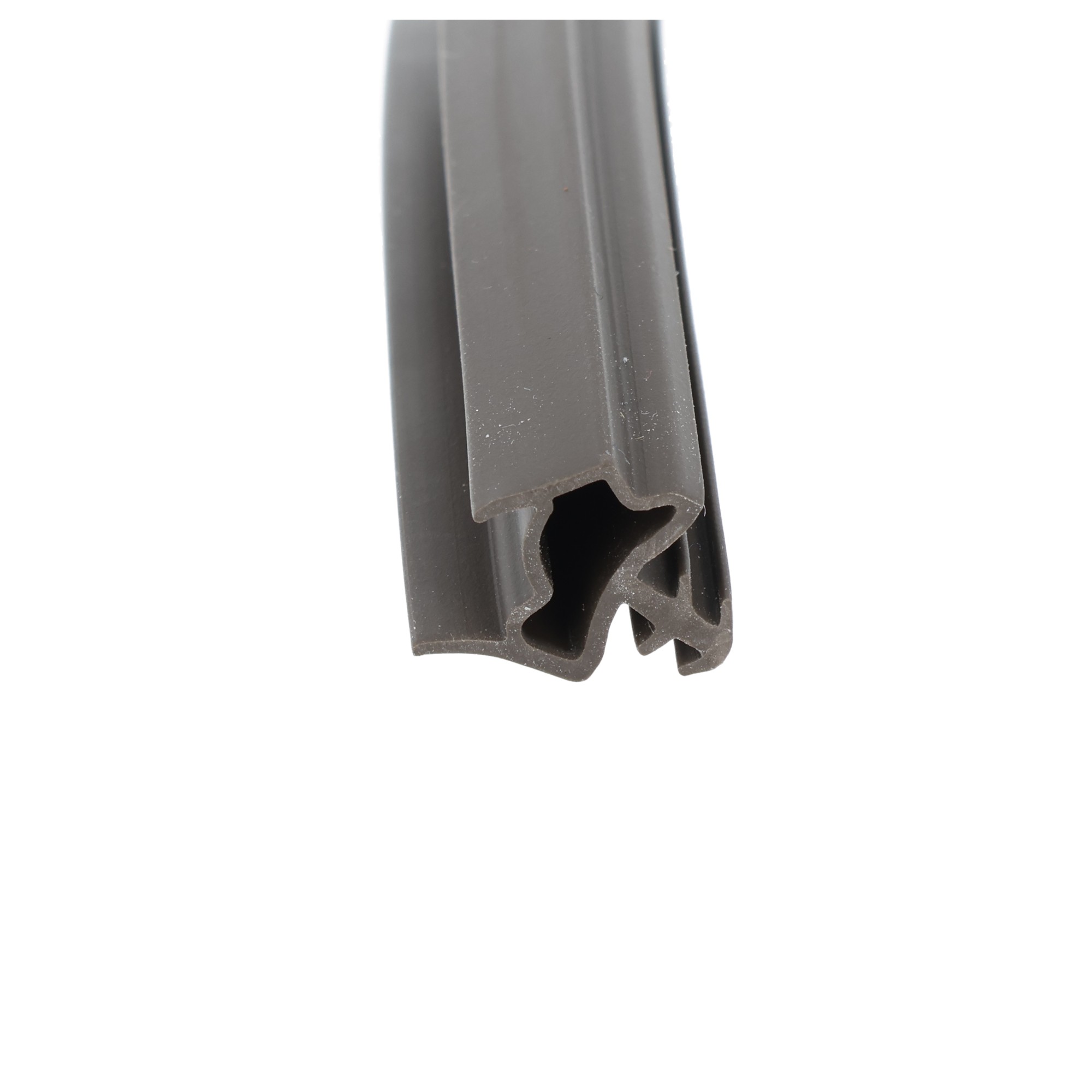 Uszczelka drzwi drewnianych wewnętrznych z przylgą, brąz rustykalny 09-666