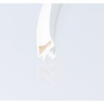 Uszczelka biała do drzwi drewnianych, do ościeżnicy, 09-667-01