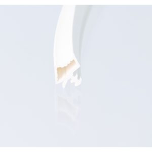 Uszczelka biała do drzwi drewnianych, do ościeżnicy, 09-667-01