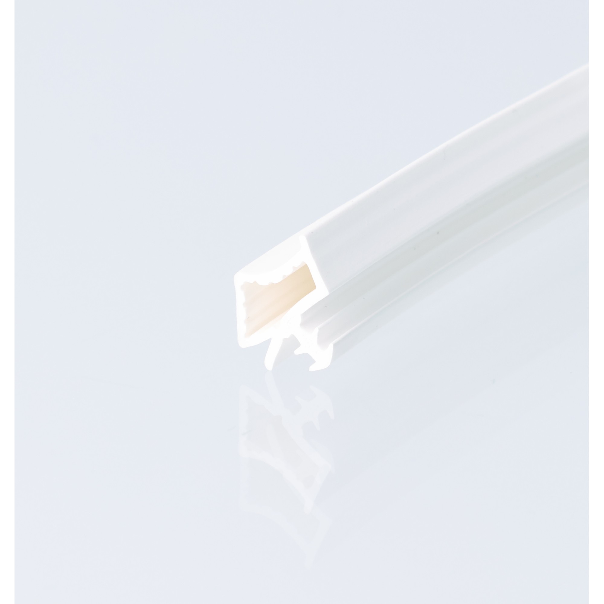 Uszczelka biała do drzwi drewnianych, do ościeżnicy, 09-667-01 - obrazek 2