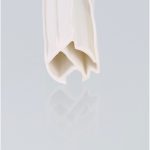 Uszczelka biała do drzwi ościeżnic stalowych, 09-673