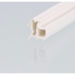 Uszczelka biała do drzwi ościeżnic stalowych, 09-673
