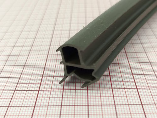 Uszczelka brązowa do drzwi ościeżnic stalowych, 09-674 - obrazek 3