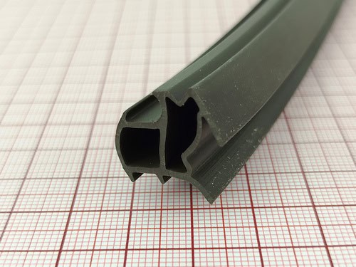 Uszczelka brązowa do drzwi ościeżnic stalowych, 09-674 - obrazek 2