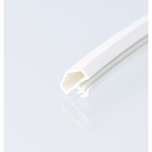 Uszczelka biała do drzwi wewnętrznych drewnianych, do ościeżnicy, 09-681