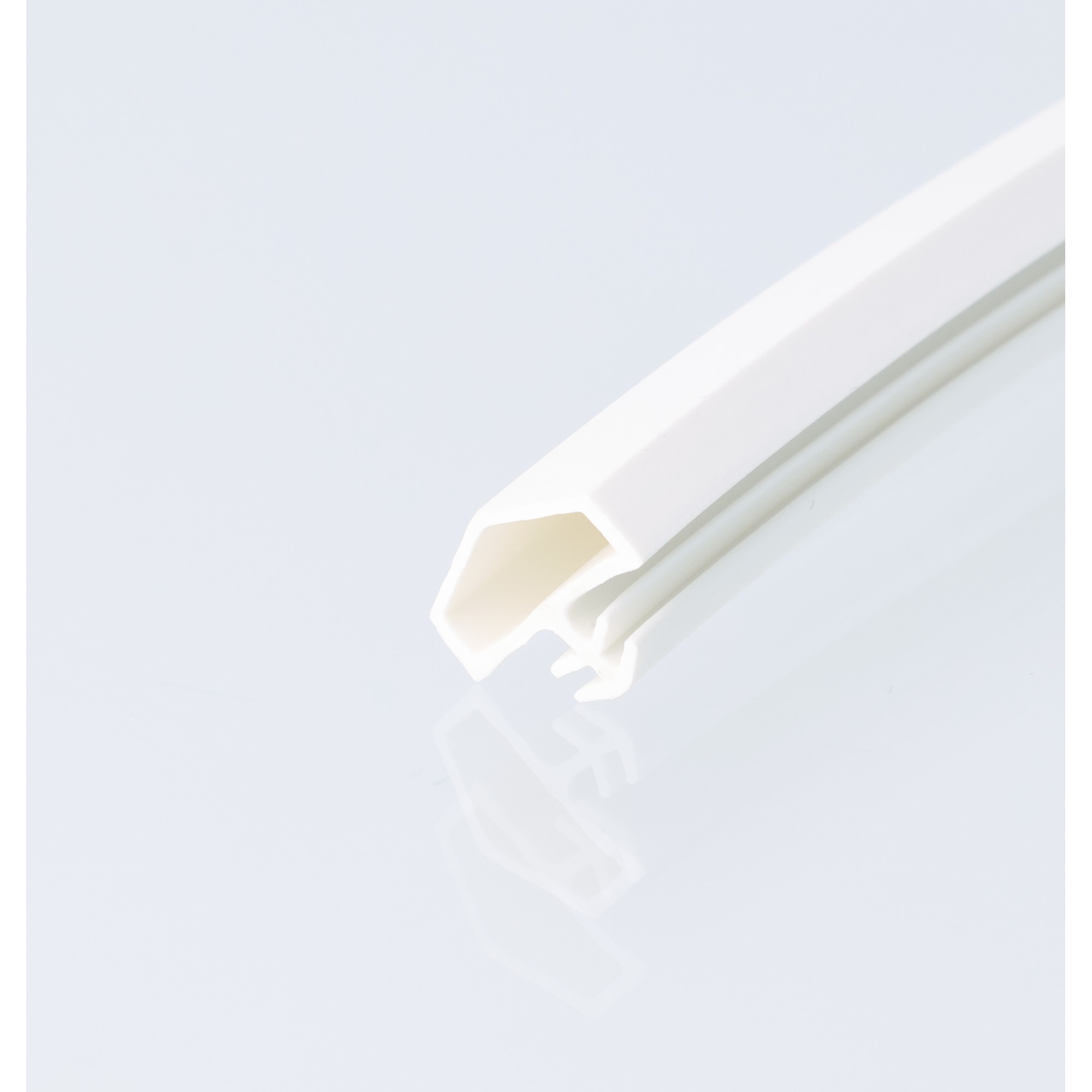 Uszczelka biała do drzwi wewnętrznych drewnianych, do ościeżnicy, 09-681 - obrazek 3