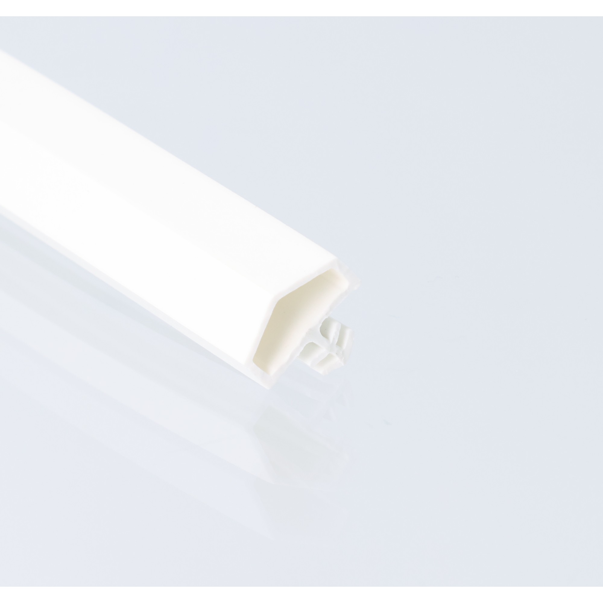 Uszczelka biała do drzwi wewnętrznych drewnianych, do ościeżnicy, 09-681 - obrazek 2