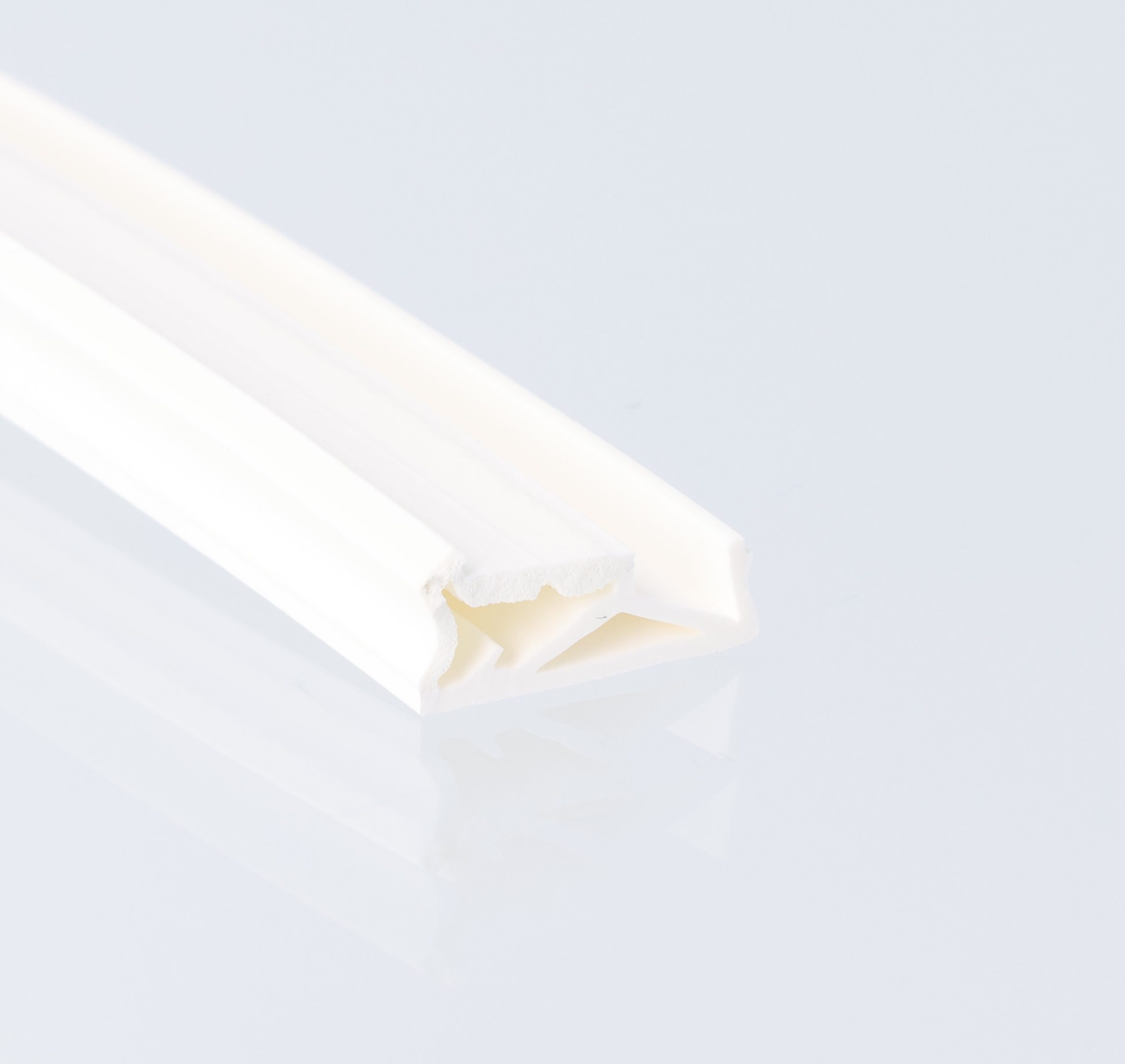 Uszczelka okna drewnianego, przylgowa TPS, biała 09-763 - obrazek 2