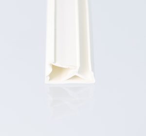 Uszczelka okna drewnianego, przylgowa TPE, biała 09-766