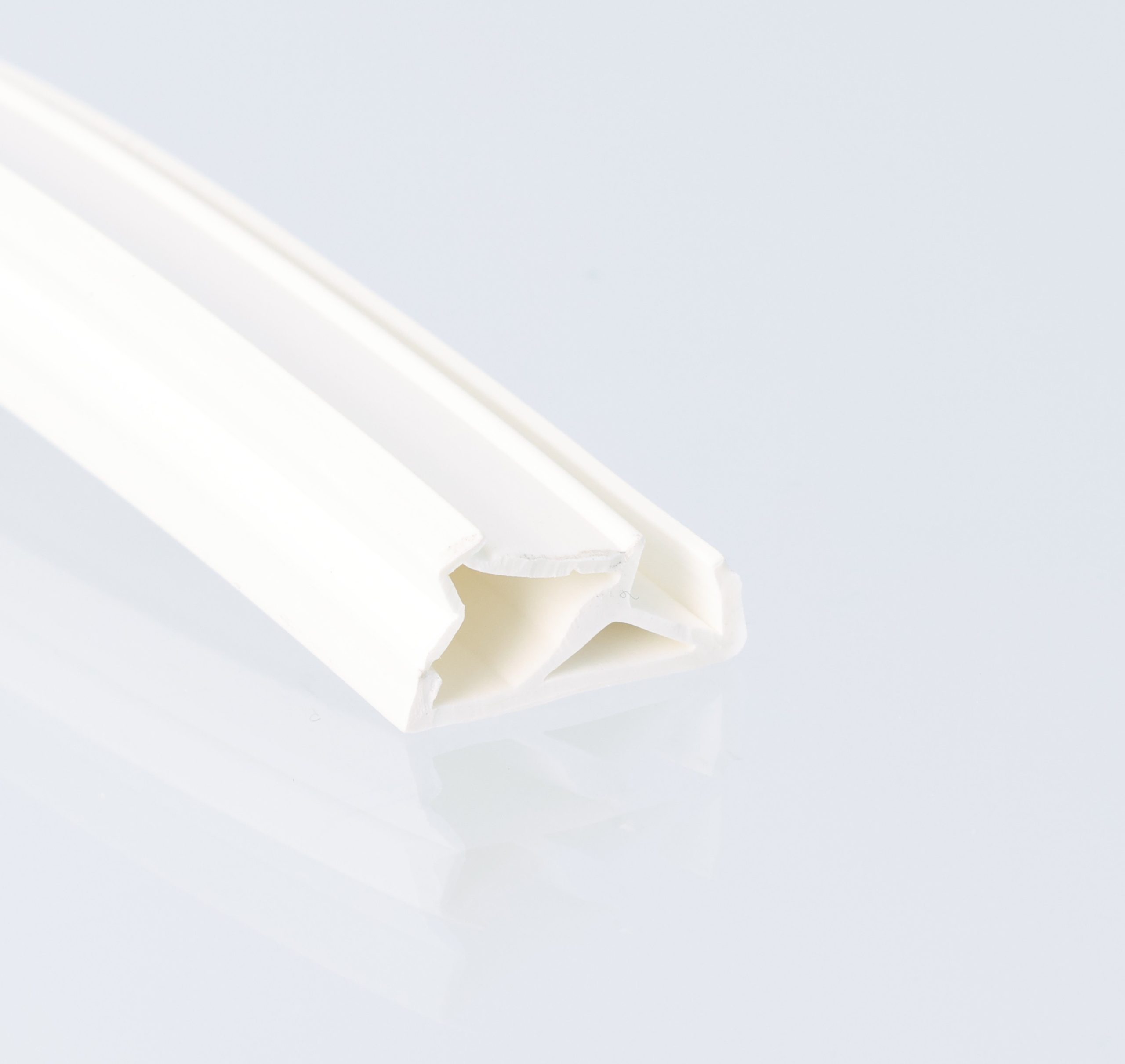 Uszczelka okna drewnianego, przylgowa TPE, biała 09-766 - obrazek 3