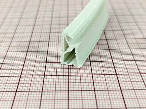 Uszczelka okna drewnianego, przylgowa TPE, biała 09-766 - obrazek 3