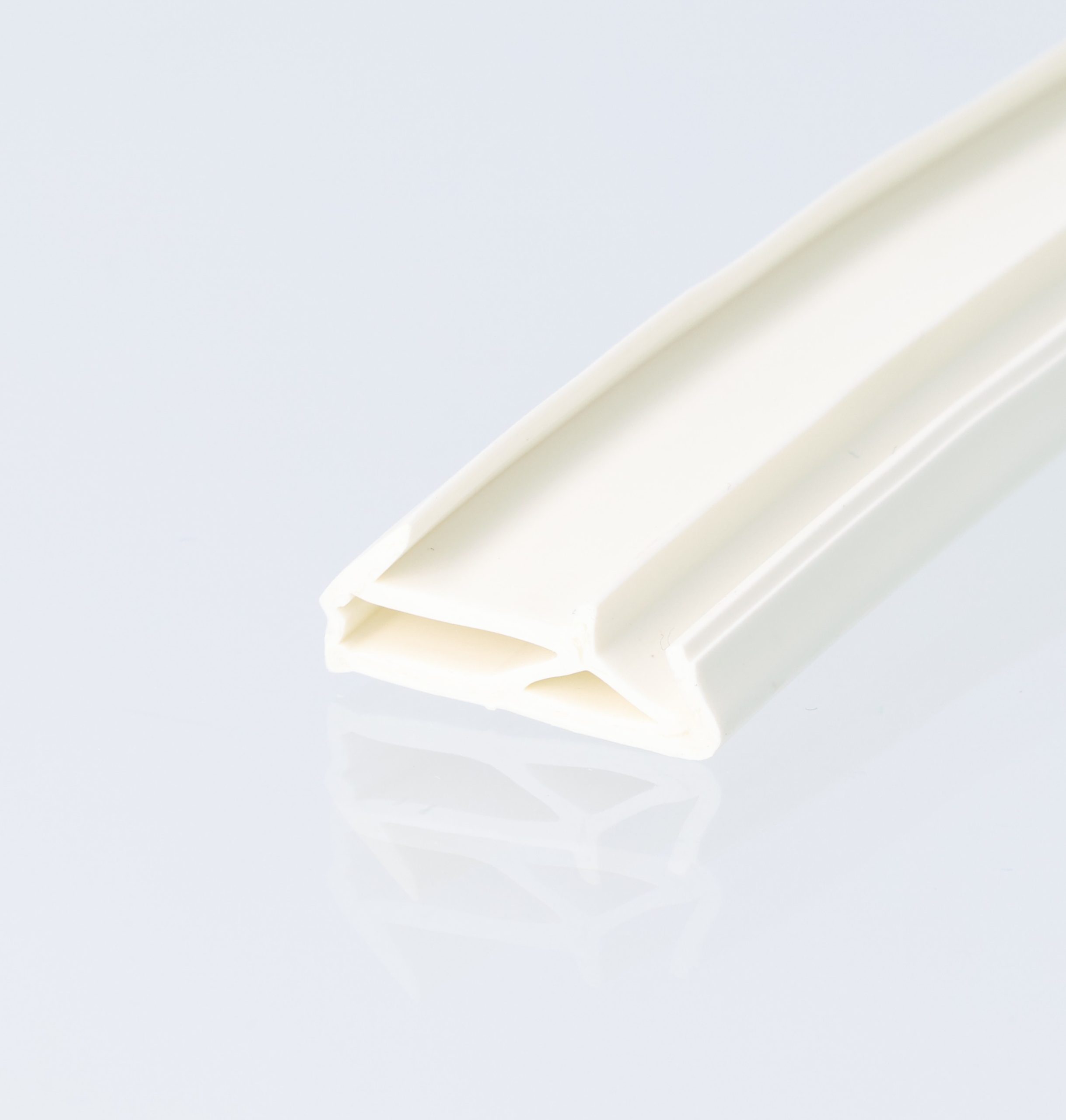 Uszczelka okna drewnianego, przylgowa TPE, biała 09-768 - obrazek 3