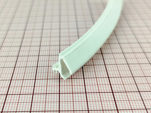 Uszczelka okna drewnianego, przylgowa TPE, biała 09-771 - obrazek 3